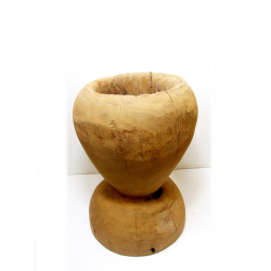 Stolik Stołek okrągły Donica pełne drewno TEAK 44cm
